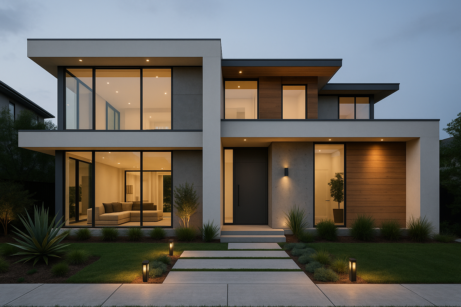 modern home elevation